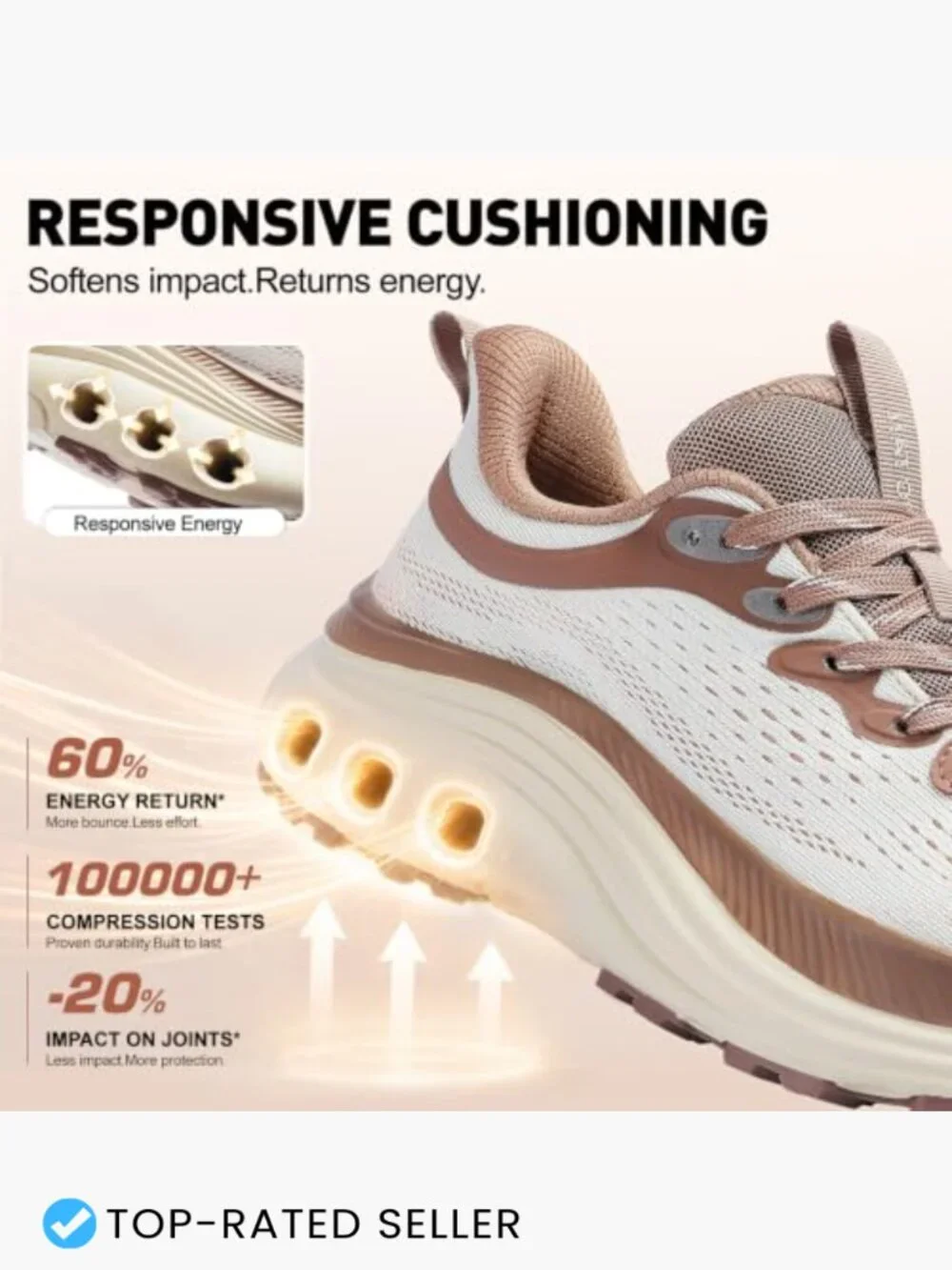 Wide Toe Box Walking Shoes Cushioned Orthopedic Sneakers Breathable Non Slip